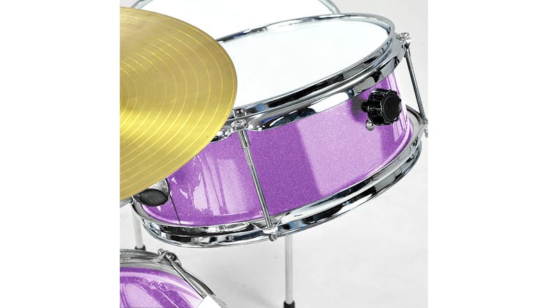 Karrera Childrens Drum Kit 4 Piece - Purple