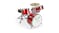 Karrera Childrens 4 Piece Drum Kit - Red