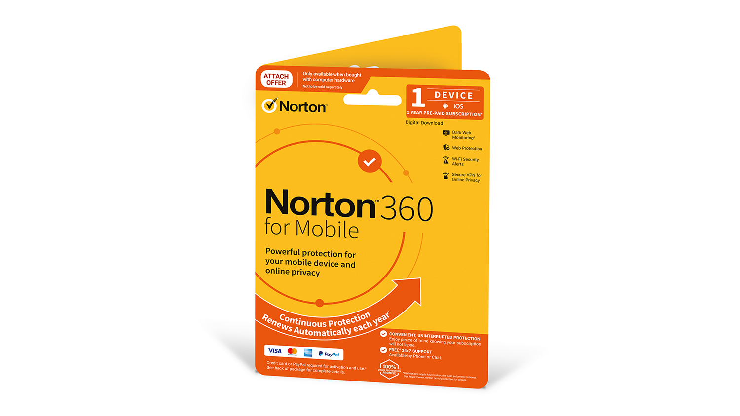 Norton 360 Mobile Security - 1 Device 12 Months