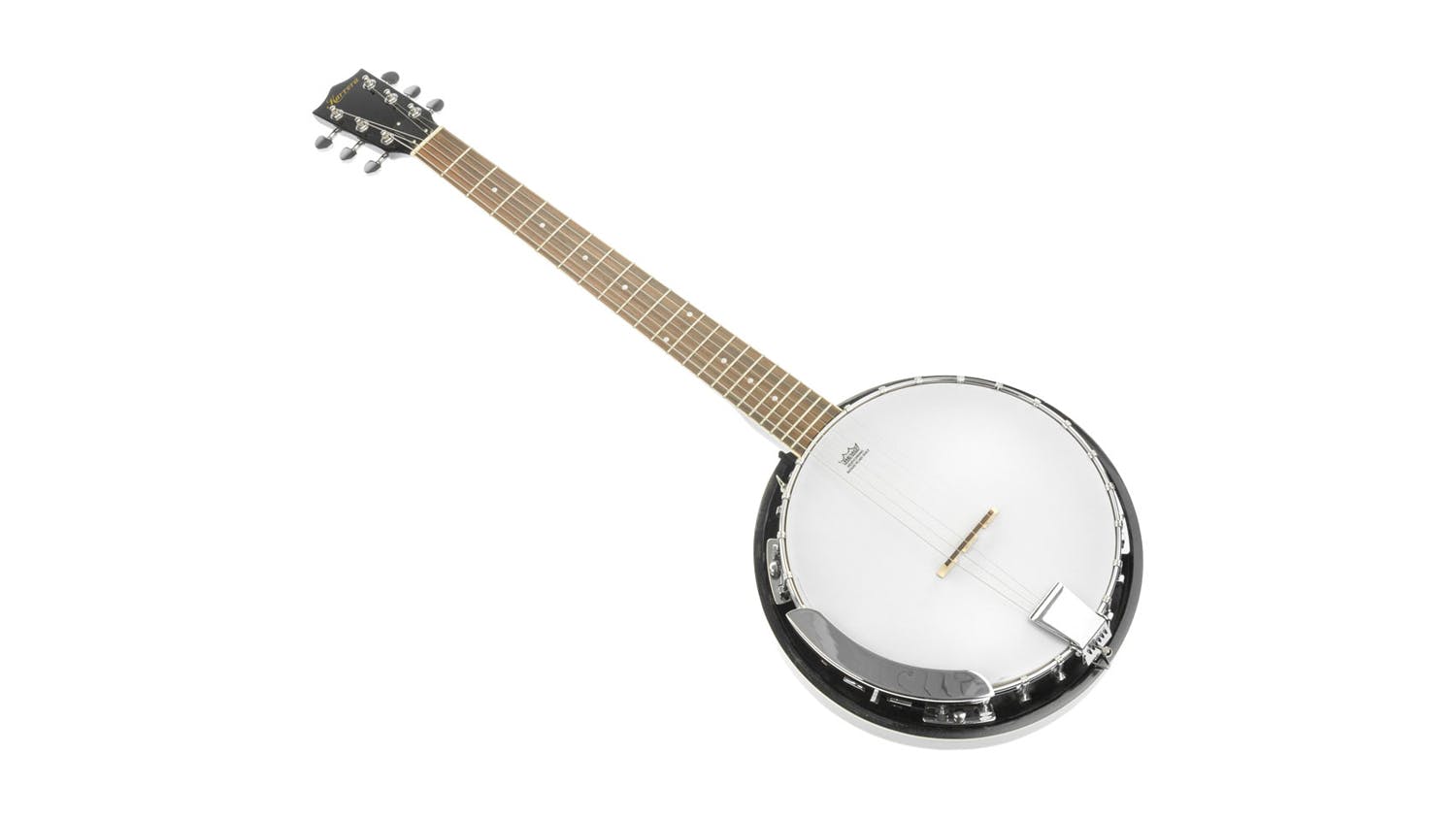 Karrera 6 String Resonator Banjo - Black