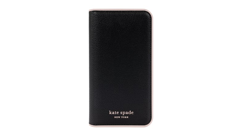 Kate Spade New York Folio Case for iPhone 14 Pro Max - Black