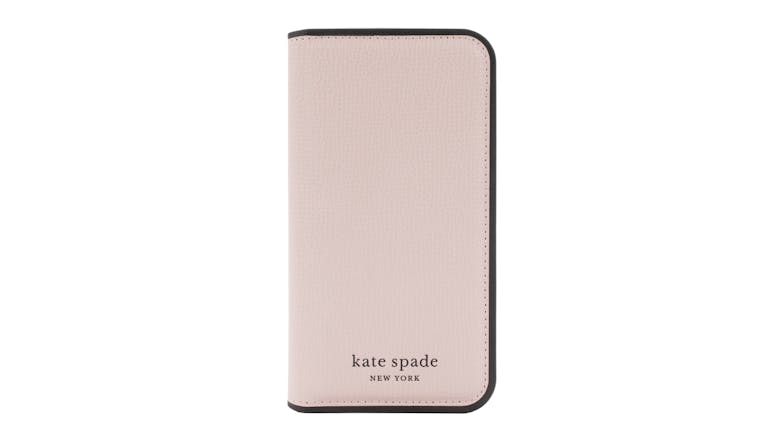 Kate Spade New York Folio Case for iPhone 14 Pro - Pale Vellum