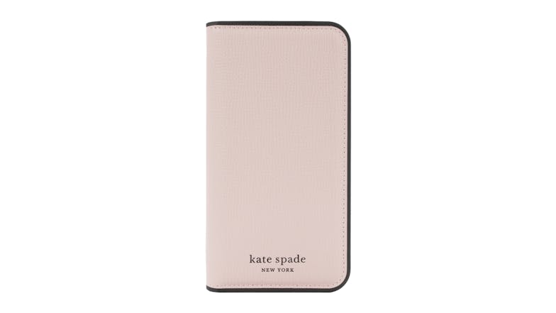 Kate Spade New York Folio Case for iPhone 14 Pro Max - Pale Vellum