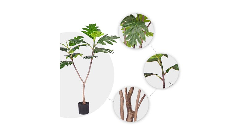 Soga 90cm Artificial Philodendron Plant