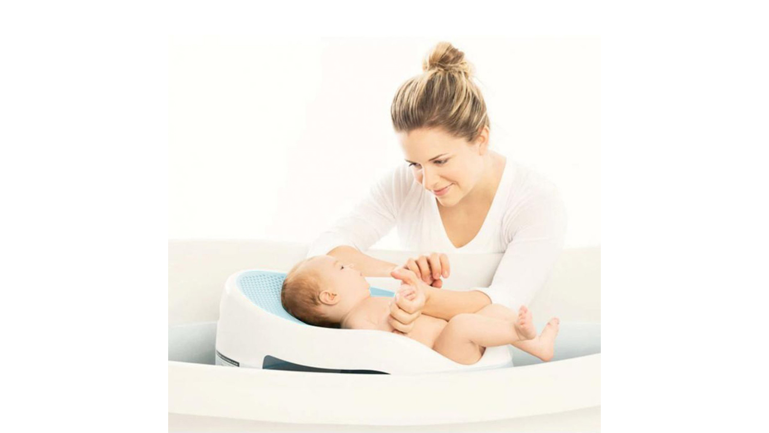 Angelcare Baby Bath Support Light Aqua Harvey Norman New Zealand