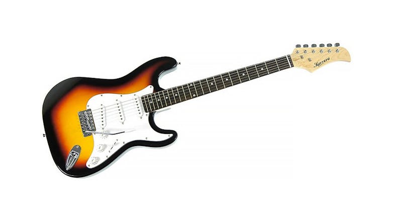 Karrera Full Size Electric Guitar - Sunburst
