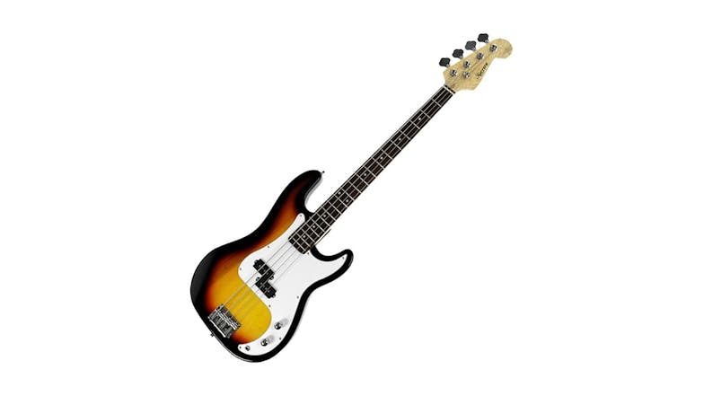 Karrera Full Size Electric Bass Guitar Pack - Sunburst