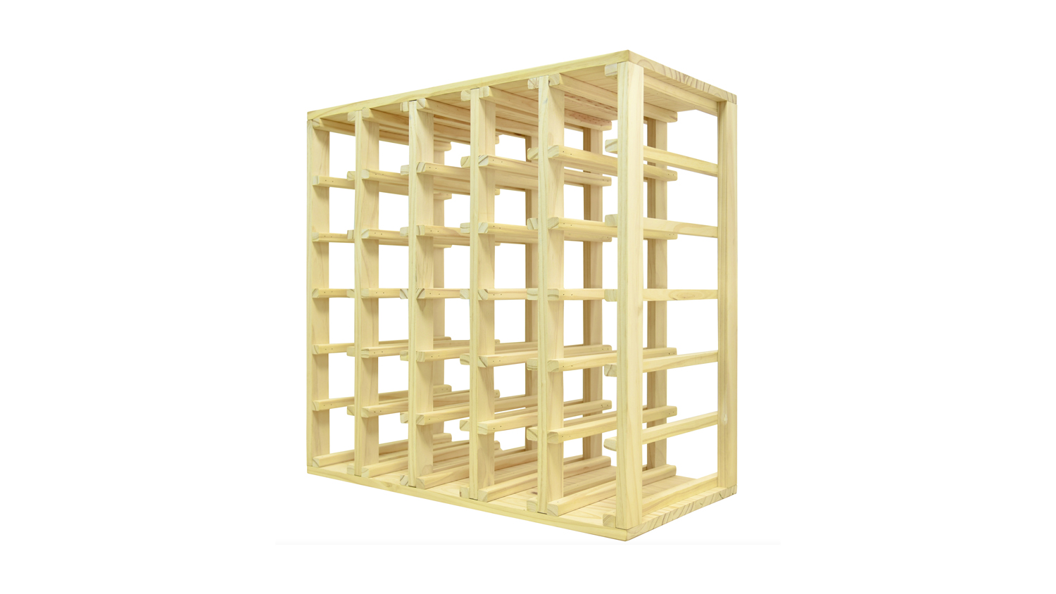 Wine Rack Store 30 Bottle Wine Rack - Natural Pine
