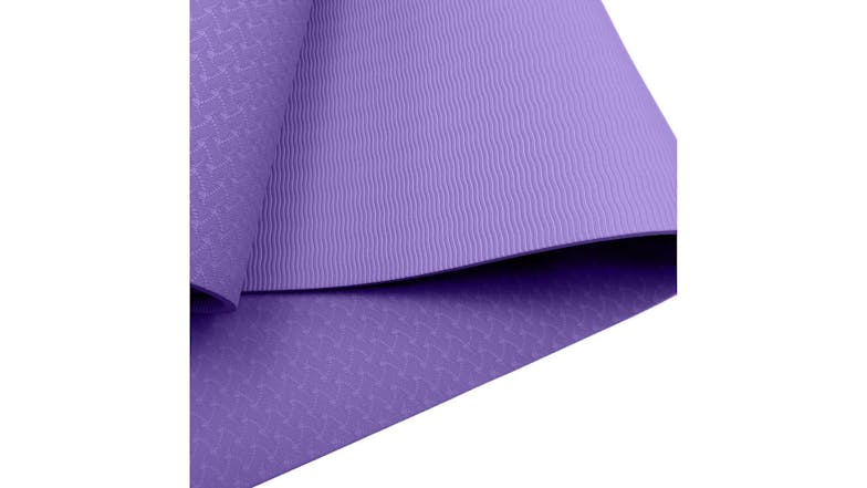 Powertrain 6mm Eco-Friendly TPE Yoga Exercise Mat - Lilac