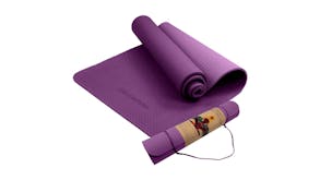 Powertrain 6mm Eco-Friendly TPE Yoga Exercise Mat - Purple