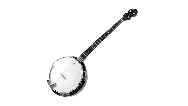 Karrera 5 String Resonator Banjo - Brown