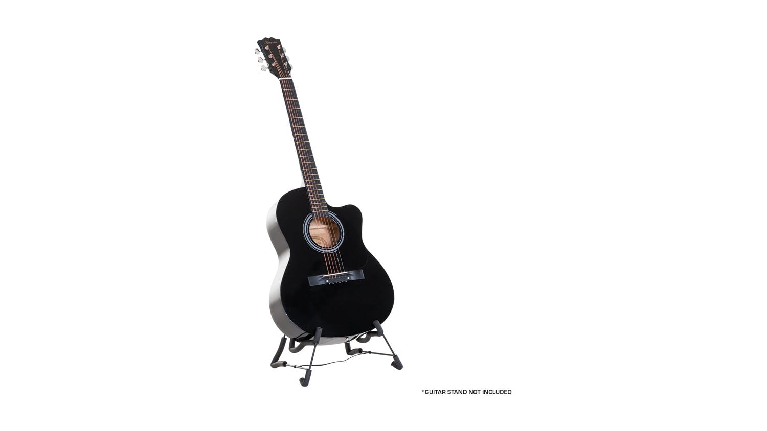 Karrera 40" Acoustic Guitar - Black