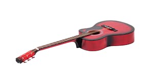 Karrera 40" Acoustic Guitar - Red