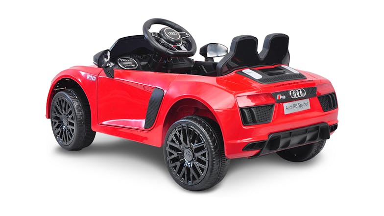 Audi R8 Spyder Electric Ride On Car - Red