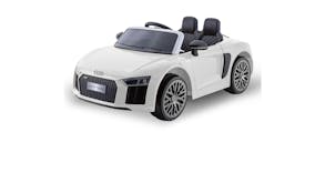 Audi R8 Spyder Kids Electric Ride On Car - White
