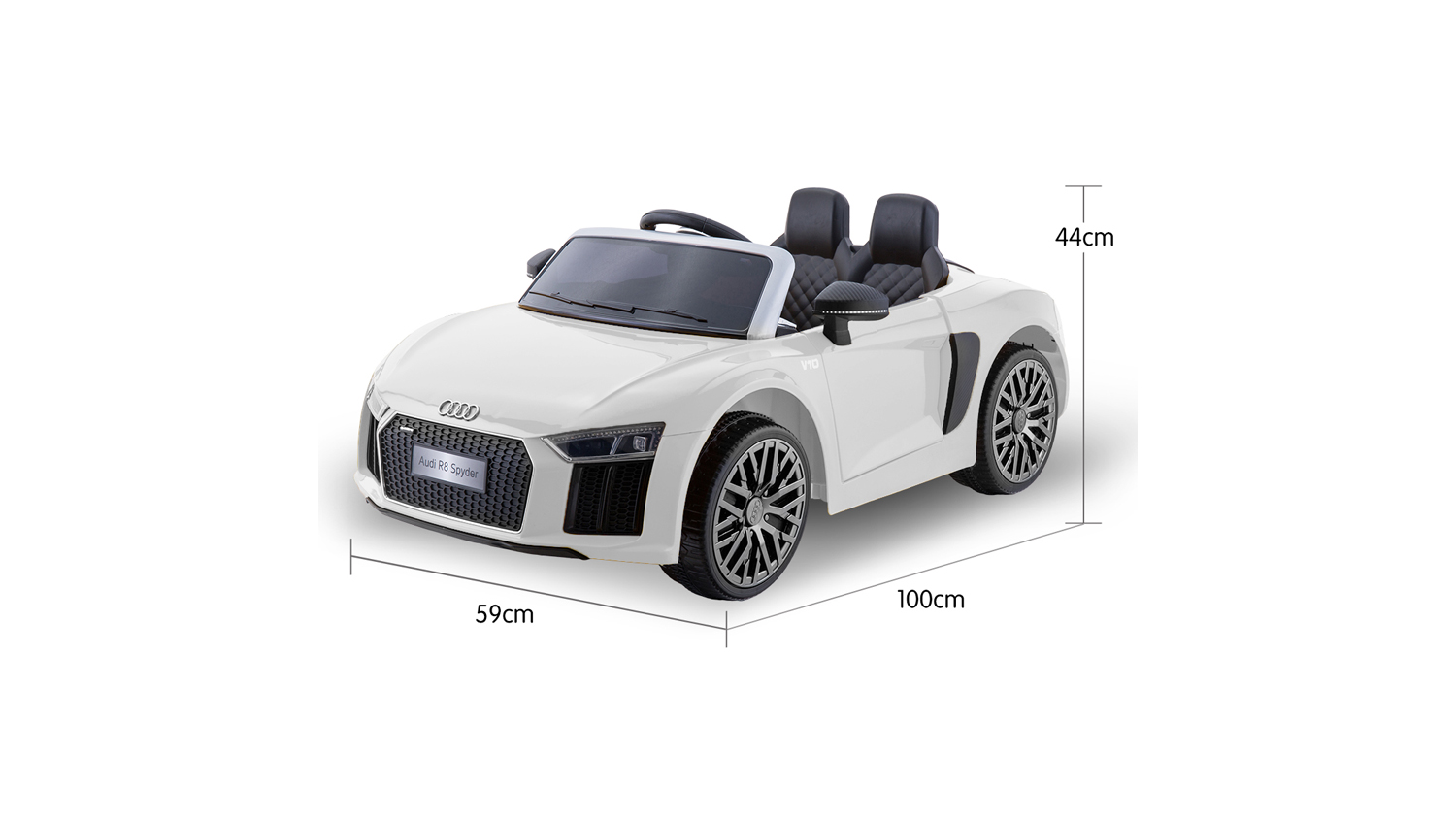 Audi r8 spyder hot sale electric toy car