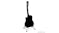 Karrera 34" Childrens Acoustic Guitar - Black