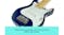 Karrera 30" Childrens Electric Guitar - Blue