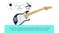 Karrera 30" Childrens Electric Guitar - Blue