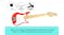 Karrera 30" Childrens Electric Guitar - Red