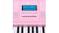 Karrera 61 Keys LED Electronic Piano Keyboard with Stand - Pink