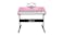 Karrera 61 Keys LCD Display Electronic Keyboard with Stand - Pink