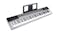 Karrera 88 Keys Electronic Keyboard Piano with Stand - Silver