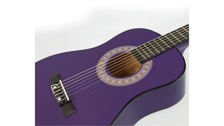 Karrera 34" Children's No Cut Acoustic Guitar - Purple