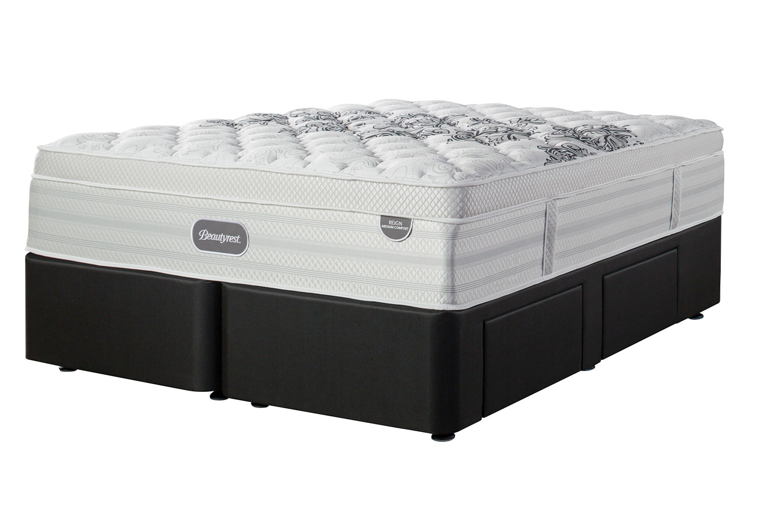 Reign Medium Queen Mattress with Drawer Base Package by Beautyrest Harvey Norman New Zealand
