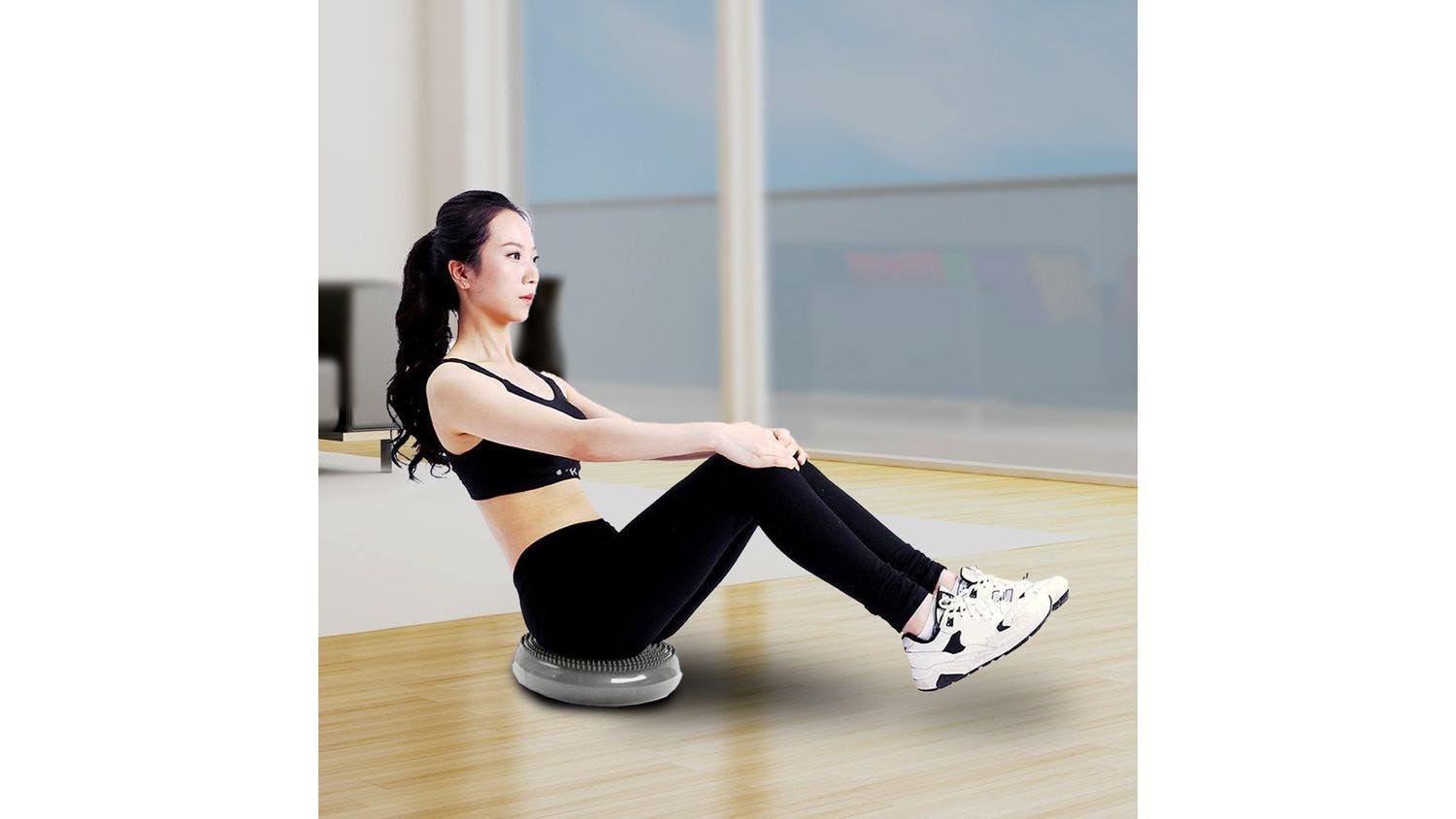 Powertrain Yoga Disc Balance Trainer - Grey