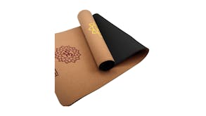 Powertrain Cork Yoga Mat with Carry Straps - Chakras