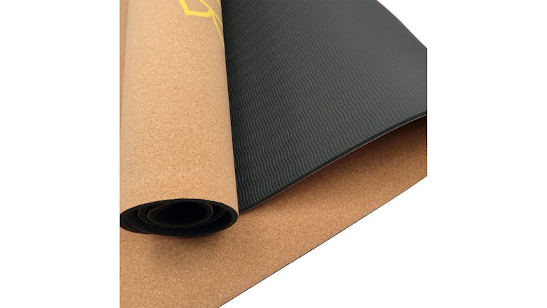 Powertrain Cork Yoga Mat with Carry Straps - Chakras