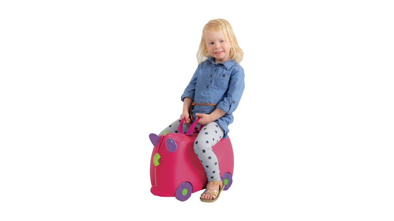 Kiddicare Bon Voyage Kids Ride On Suitcase - Pink