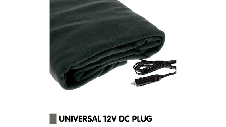 Laura Hill 150x110cm 12v Car Blanket - Black