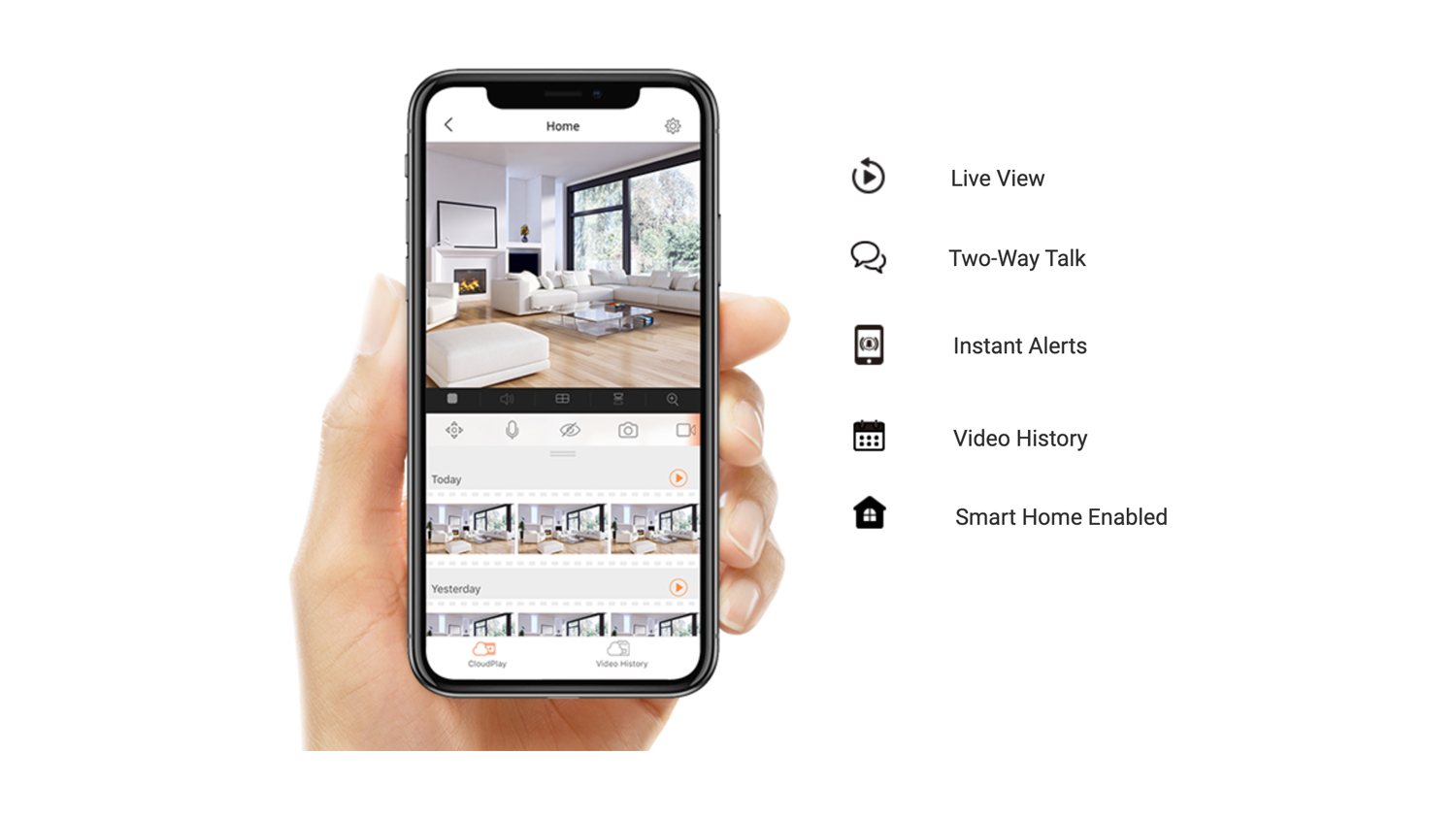 EZVIZ WiFi Video Doorbell Security Camera 1080p DB1C Harvey Norman