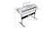 Karrera 61 Keys Electronic Keyboard with Stand - Silver