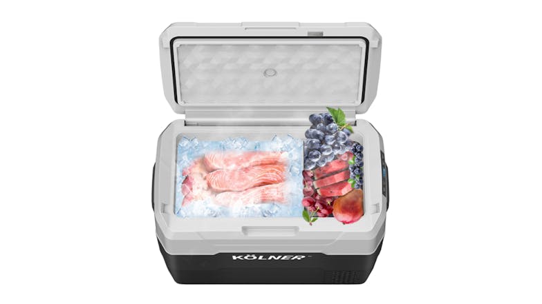 Kolner 40L Portable Camping Fridge - Black