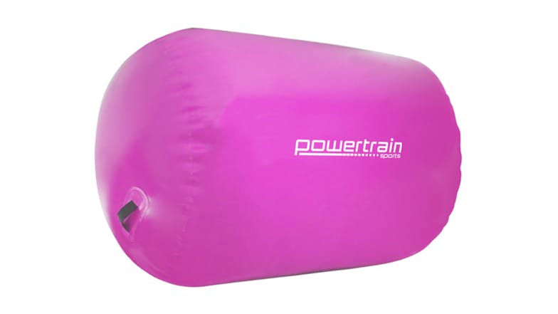 Powertrain Airtrack Inflatable Gymnastics Air Barrel Roller 120 x 75cm - Pink