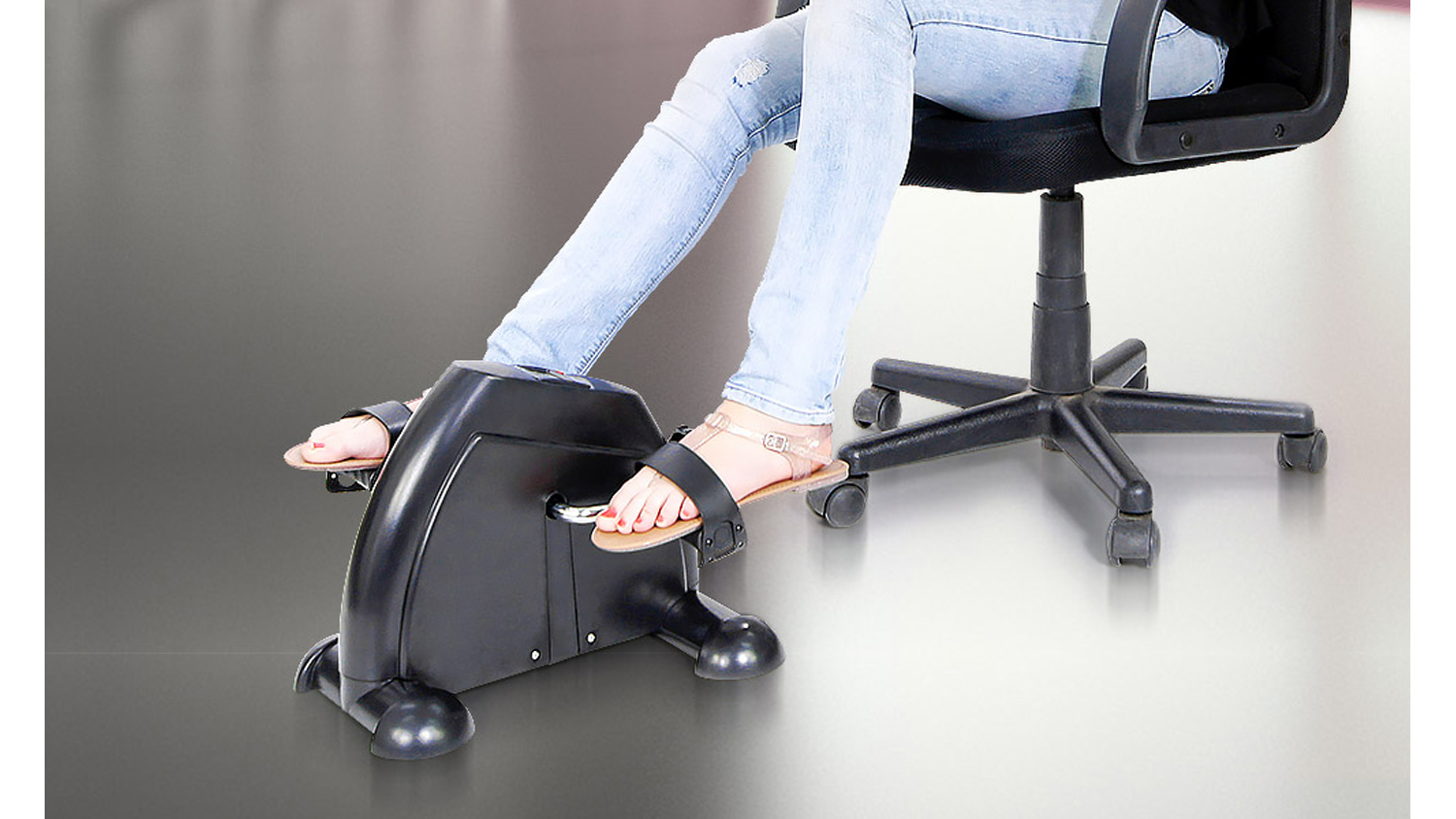 Powertrain Pedal Exerciser Arm and Leg Mini Bike - Black