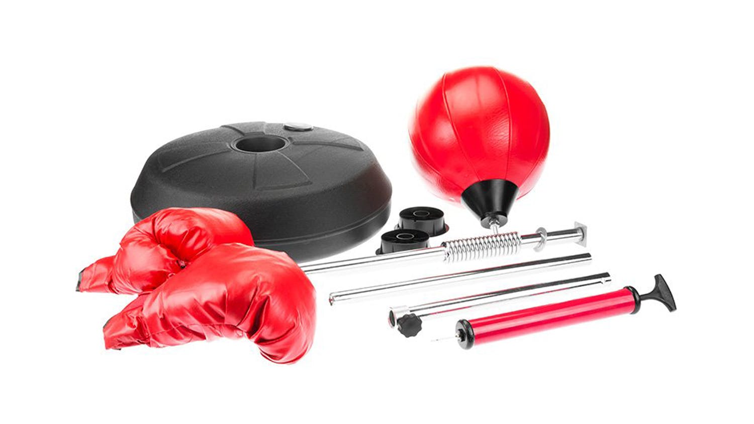 Powertrain Free Standing Boxing Speed Ball Gloves Set