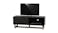 AVS 1200mm Raze Modular TV/AV Cabinet - Black Gloss/Oak Leg