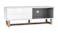AVS 1200mm Raze Modular TV/AV Cabinet - White Gloss/Oak Leg