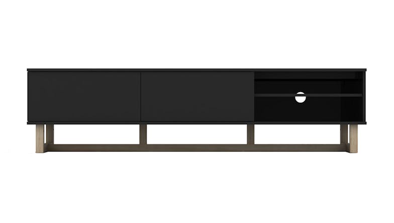 AVS 1500mm Raze Modular TV/AV Cabinet - Black Gloss/Oak Leg