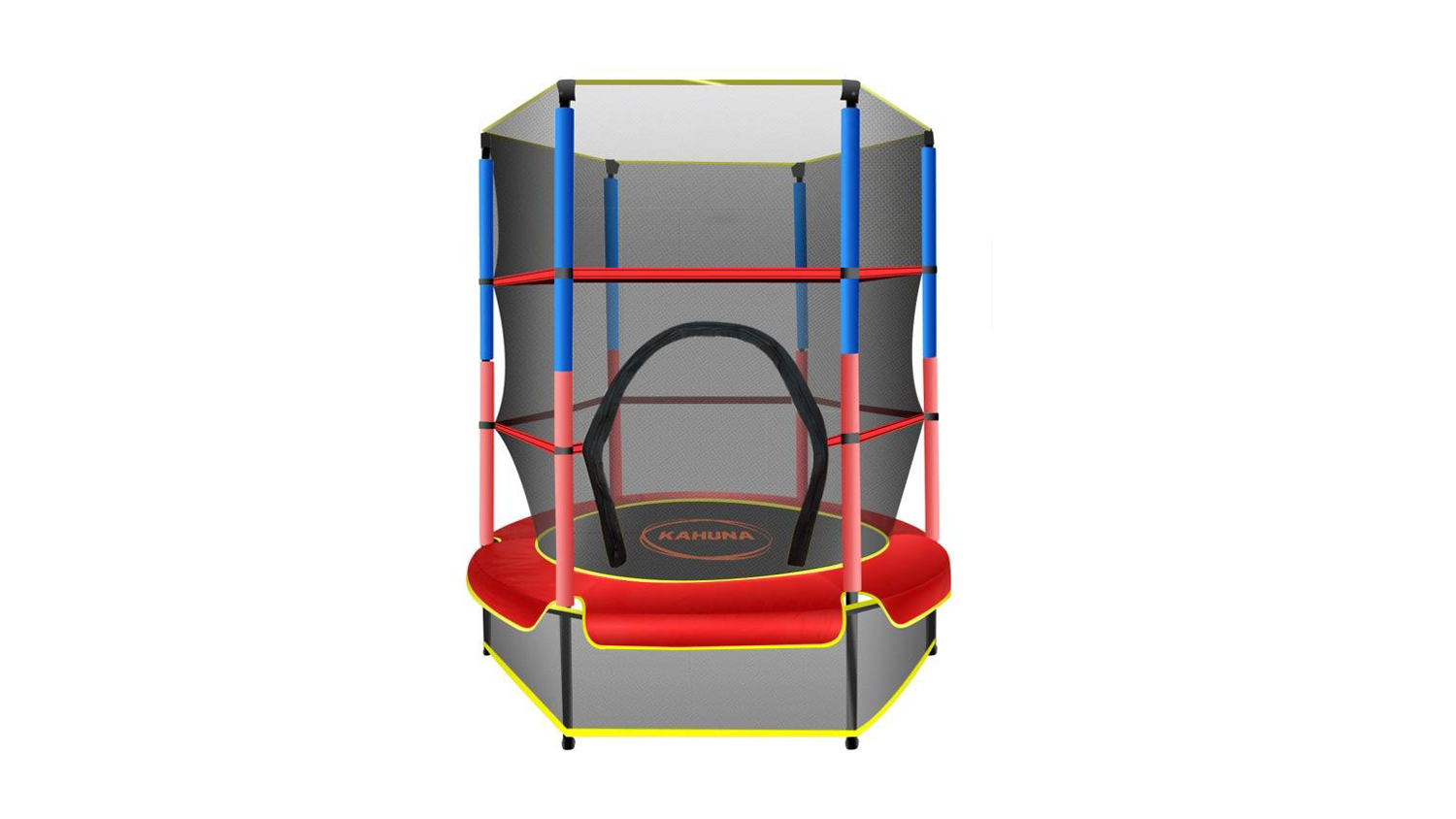 Kahuna Mini 4.5ft Trampoline - Red/Blue