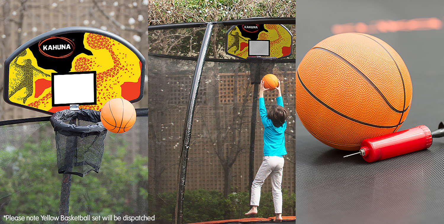 Kahuna Trampoline Basketball Ring Set