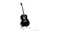 Karrera 41" Acoustic Wooden Guitar with Bag - Black