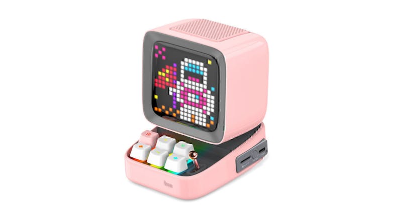 Divoom Ditoo Plus Bluetooth Speaker - Pink