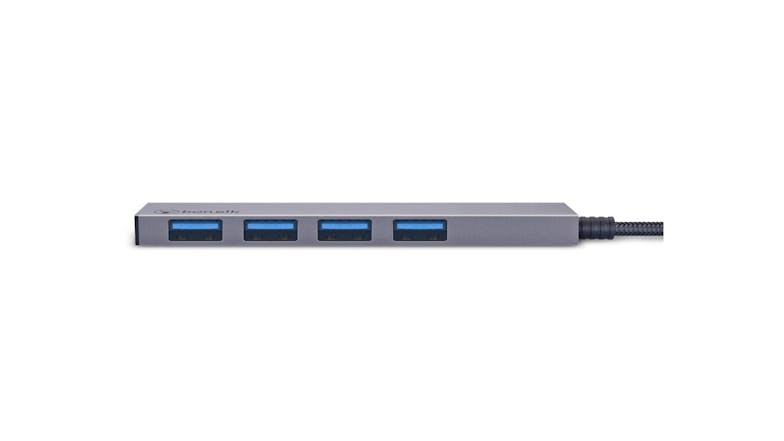 Bon.Elk Long-Life USB-A to 4 Port USB 3.0 Slim Hub - Space Grey