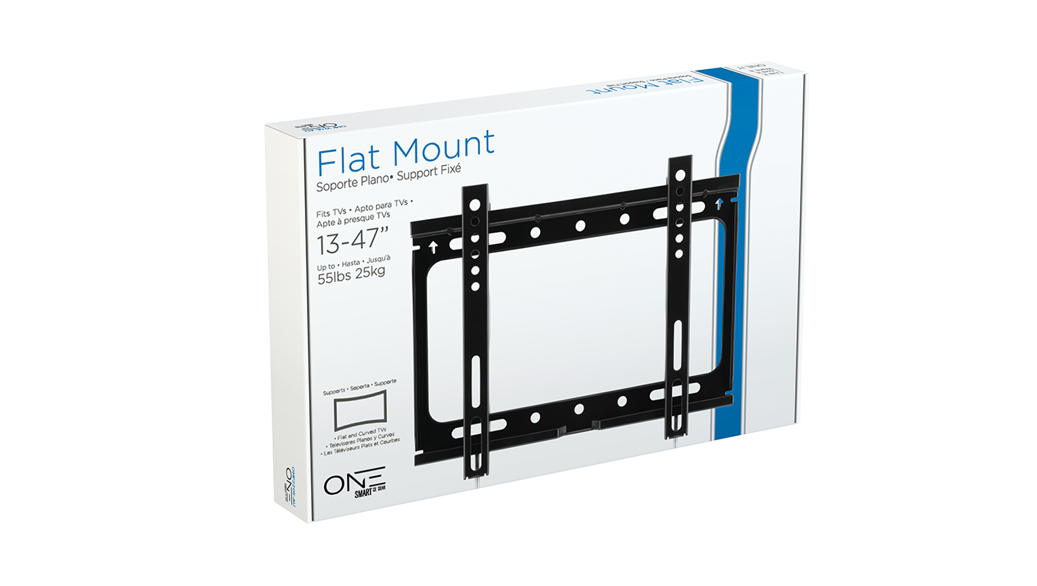 One 13" to 47" Universal TV Mountable Wall Bracket Black (OMF2205AU) Harvey Norman New Zealand