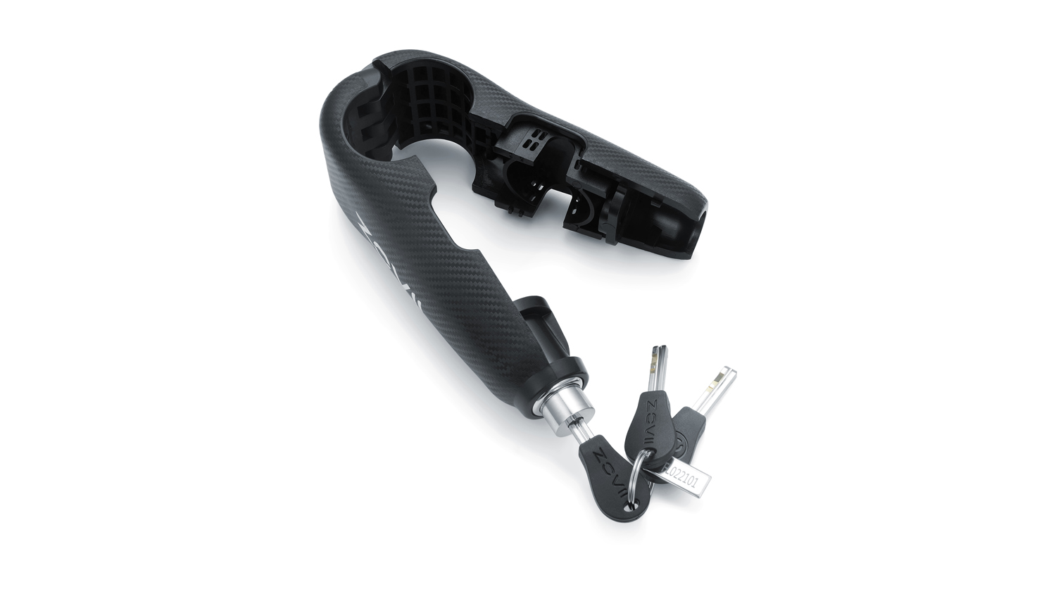 Zovii Alarm Handle Bar Grip Lock - Black